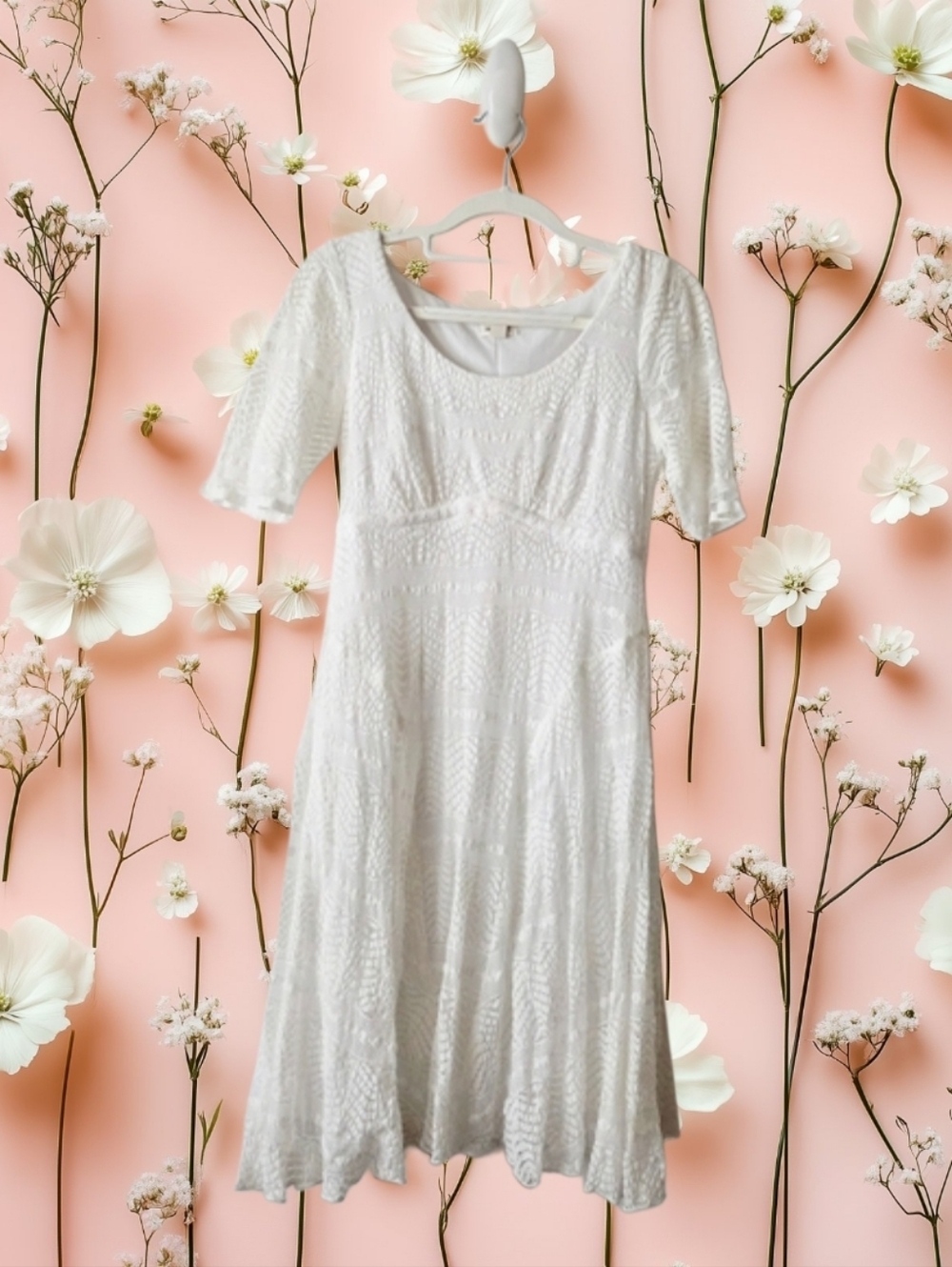 White Midi Dress (X-S)